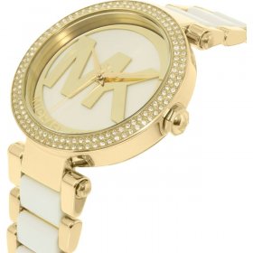 Michael Kors Women's Parker MK6313 Gold Stainless-Steel Quartz Fashion Watch