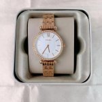 Fossil BQ3497 Tillie Three-Hand Rose Gold-Tone Stainless Steel Watch