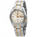 Seiko 5 Automatic Silver Dial Men's Watch SNKL57