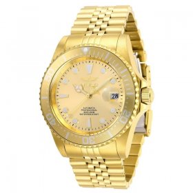 Invicta 30096 Mens Pro Diver Automatic 3 Hand Champagne Dial Watch