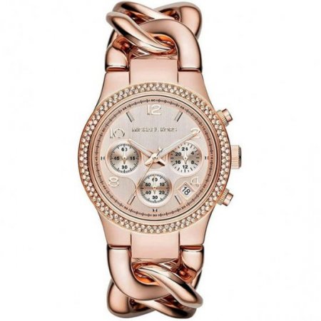 Michael Kors Women's Runway MK3247 Rose-Gold Stainless-Steel Japanese Quartz Fashion Watch