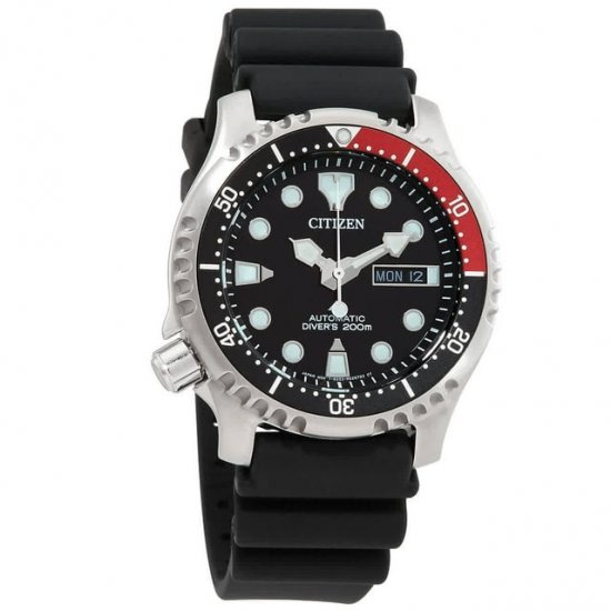 Citizen Promaster Marine Automatic Black Dial Men\'s Watch NY0085-19E