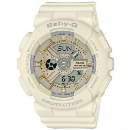 Baby-G BA110GA-7A2 Tan Resin Japanese Quartz Diving Watch