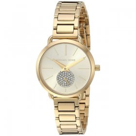 Michael Kors Women's Portia Gold-Tone Stainless Steel Watch