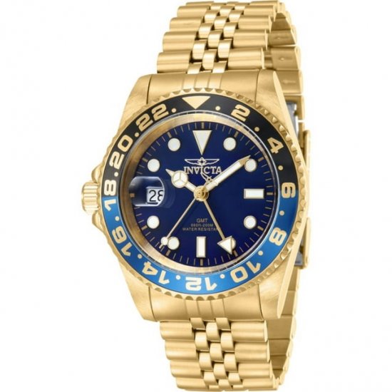 Invicta Pro Diver Quartz Blue Dial Batman Bezel Men\'s Watch 43972