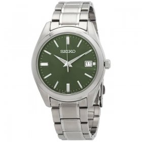 Seiko Essentials Quartz Green Dial Men's Watch SUR527