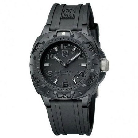 Luminox 0201.BO Men's SENTRY 0200 Land Black Dial Rubber Strap Watch