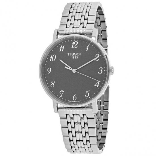 Tissot Men\'s T-Classic Gray Dial Watch - T1094101107200