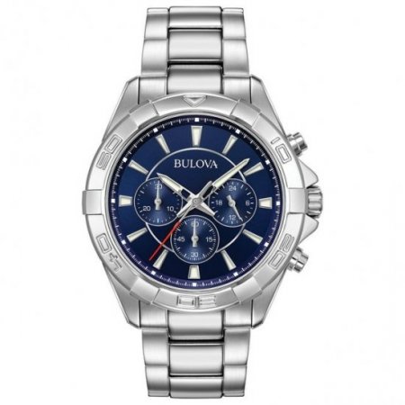 Bulova Men's Chronograph Sport Stainless Steel Bracelet Watch