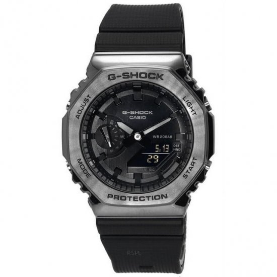 Casio G-Shock Metal Clad Analog Digital Quartz GM-2100BB-1A GM2100BB-1 200M Men\'s Watch