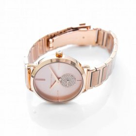 Michael Kors Portia Rose Dial Rose Gold-tone Ladies Watch MK3640