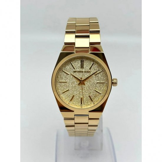 Michael Kors Channing Gold-Tone Steel Champagne Dial Ladies Watch MK6623