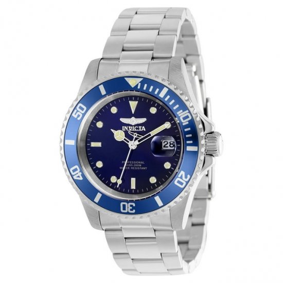 Invicta Pro Diver Men 40mm Stainless Steel Blue dial Quartz Watch