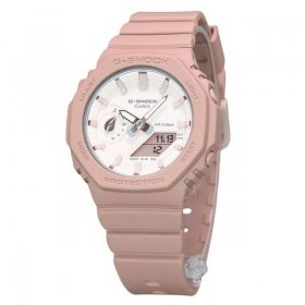 Casio G-Shock Nature's Colour Series Analog Digital Bio-Based Resin Strap Pink Dial Quartz GMA-S2100NC-4A2 200M Women's Watch