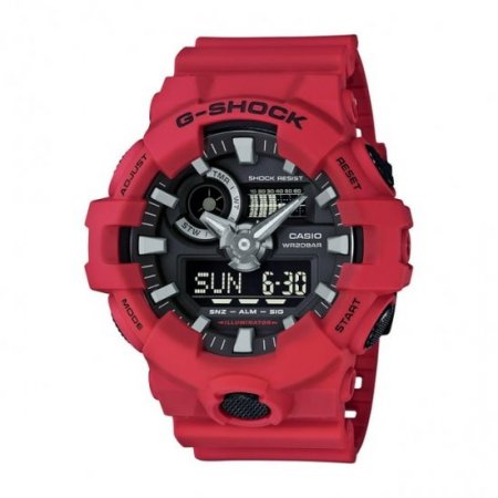 Casio Men's 'G Shock' Quartz Resin Casual Watch GA700-4A