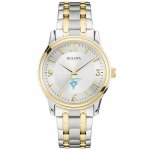 Men's Bulova Silver/Gold LIU Sharks Two-Tone Stainless Steel Watch