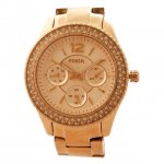 ES3590P Stella Multifunction Rose-Tone Stainless Steel Watch