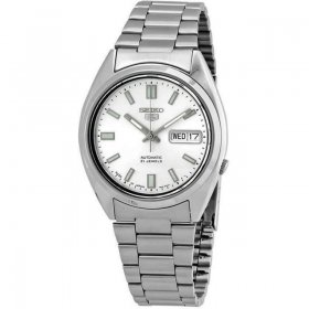 Seiko SNXS73J1 Men's Series 5 Silver Dial Stainless Steel Watch