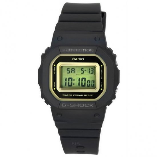 Casio G-Shock Digital Resin Strap Quartz GMD-S5600-1 GMDS5600-1 200M Women\'s Watch