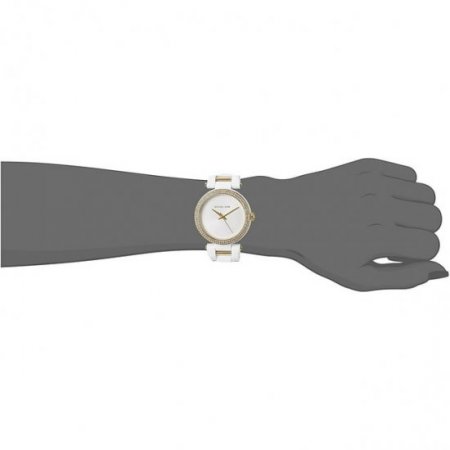 Michael Kors Womens Delray White Watch MK4315