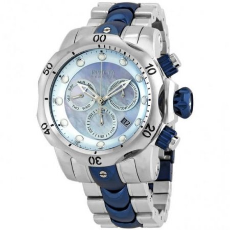 Invicta Venom Chronograph Mother of Pearl Dial Two-tone Men's Watch 15462