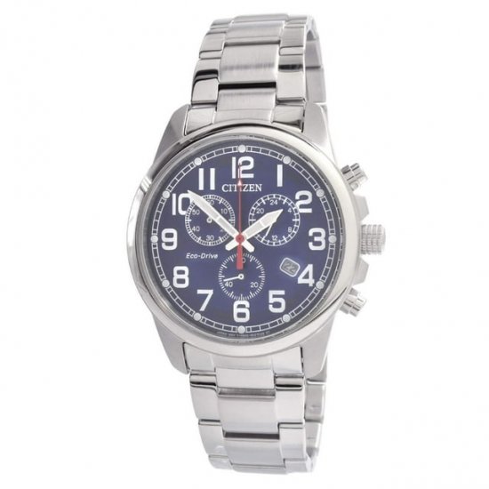 Citizen AT0200-56L Men\'s Eco-Drive Chronograph Silver Steel Watch