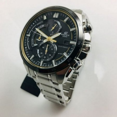 Casio EQS600DB-1A9 Men's Edifice Chronograph Black Dial Watch