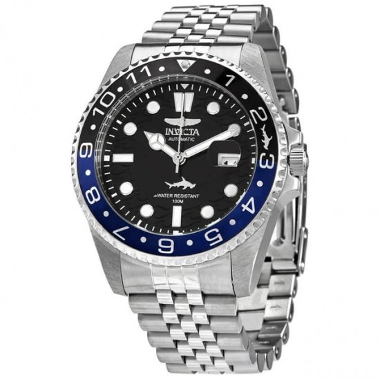 Invicta Pro Diver Automatic Black Dial Batman Bezel Men\'s Watch 35150