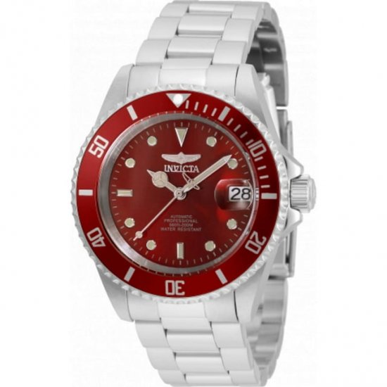 Invicta Pro Diver Automatic Red Dial Men\'s Watch 35692