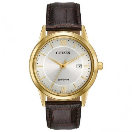 Citizen Men's AW1232-04A Straps Analog Display Japanese Quartz Brown Watch