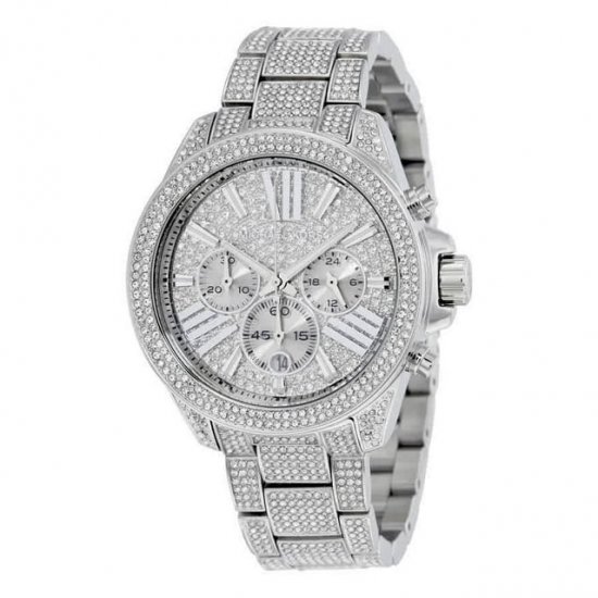 Michael Kors Women\'s Wren Chronograph Crystal Pave Watch MK6317