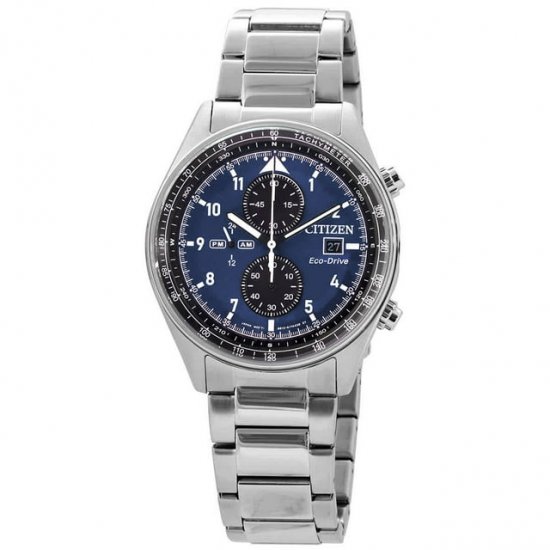 Citizen Eco-Drive Chronograph Blue Dial Men\'s Watch CA0770-81L