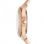 Fossil Women's Stella Three-Hand Date Rose Gold-Tone Stainless Steel Watch