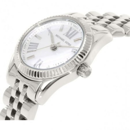 Michael Kors Women's Lexington MK3228 Silver Stainless-Steel Japanese Quartz Fashion Watch