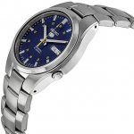 Seiko Men's 5 Automatic SNK615K Blue Stainless-Steel Automatic Dress Watch