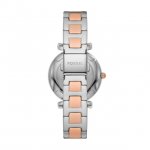 Fossil Ladies' Carlie Three-Hand Date Two-Tone Stainless Steel Watch (ES5156)