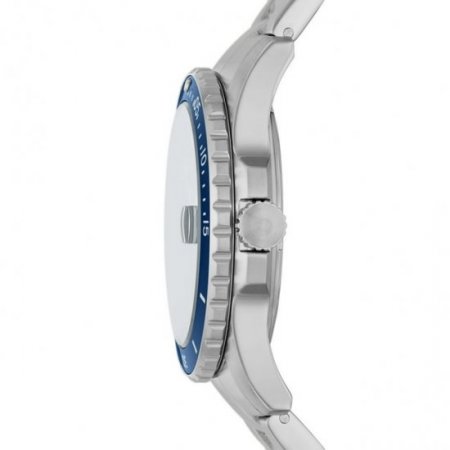 Fossil Blue Three-Hand Date Stainless Steel Watch