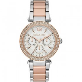 Michael Kors MK6301 Women's Parker Multifunction Two-Tone Stainless Steel Watch