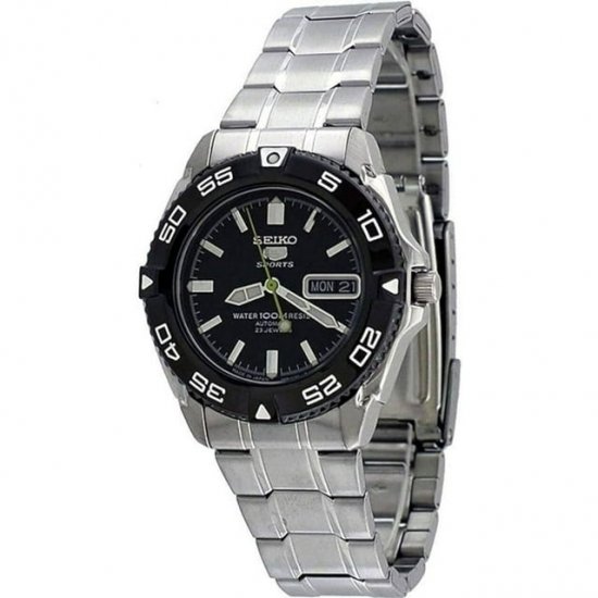 Seiko 5 Sports Automatic Black Dial Men\'s Watch SNZB23J1