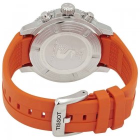 Tissot Men's Seastar 1000 Chronograph Quartz Orange 45.5mm Watch T1204171705101