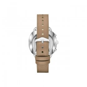 Fossil Women's Q Accomplice' Quartz Stainless Steel and Leather Smart Watch, Color Brown (Model: FTW1200)