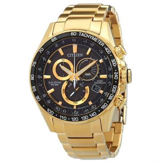 Citizen PCAT Chronograph Black Dial Men\'s Watch CB5912-50E