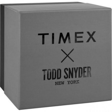 TIMEX TWG017800 TODD SNYDER MILITARY SILVER OLIVE WATCH