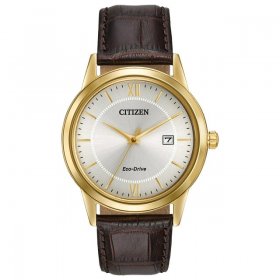 Citizen Men's AW1232-04A Straps Analog Display Japanese Quartz Brown Watch