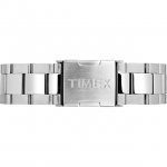 Men's TW2R39700 IQ+ Move Multi Time Silver-Tone/Blue Stainless Steel Bracelet Watch