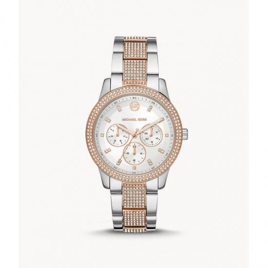 Michael Kors MK6827 Tibby Multifunction Two-Tone Stainless Steel Watch