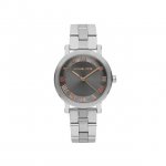 New Michael Kors Norie Steel Grey Roman Dial Ladies Quartz Watch MK3559