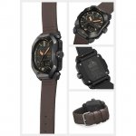 Casio PRW6900YL-5 Men's Pro Trek Black Ana-Digi Brown Strap Watch