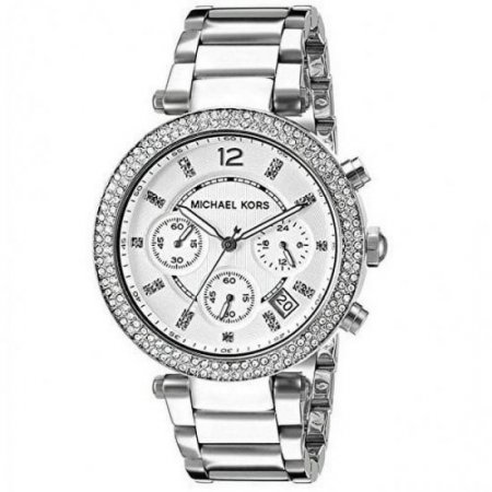 Women's Parker Silver-Tone Watch MK5353