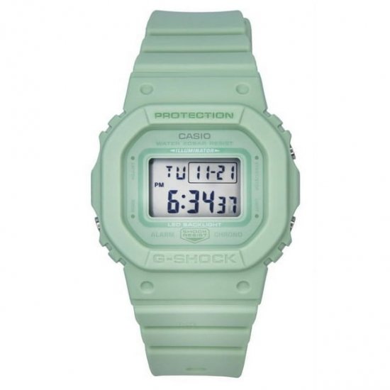 Casio G-Shock Digital Green Resin Strap Green Dial Quartz GMD-S5600BA-3 200M Women\'s Watch